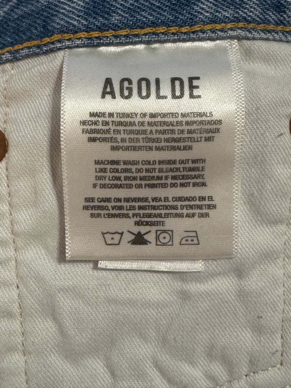 Agolde - Parker Jean Shorts in Swapmeet - Picture 4 of 5